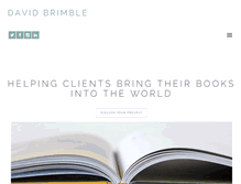 Tablet Screenshot of davidbrimble.com